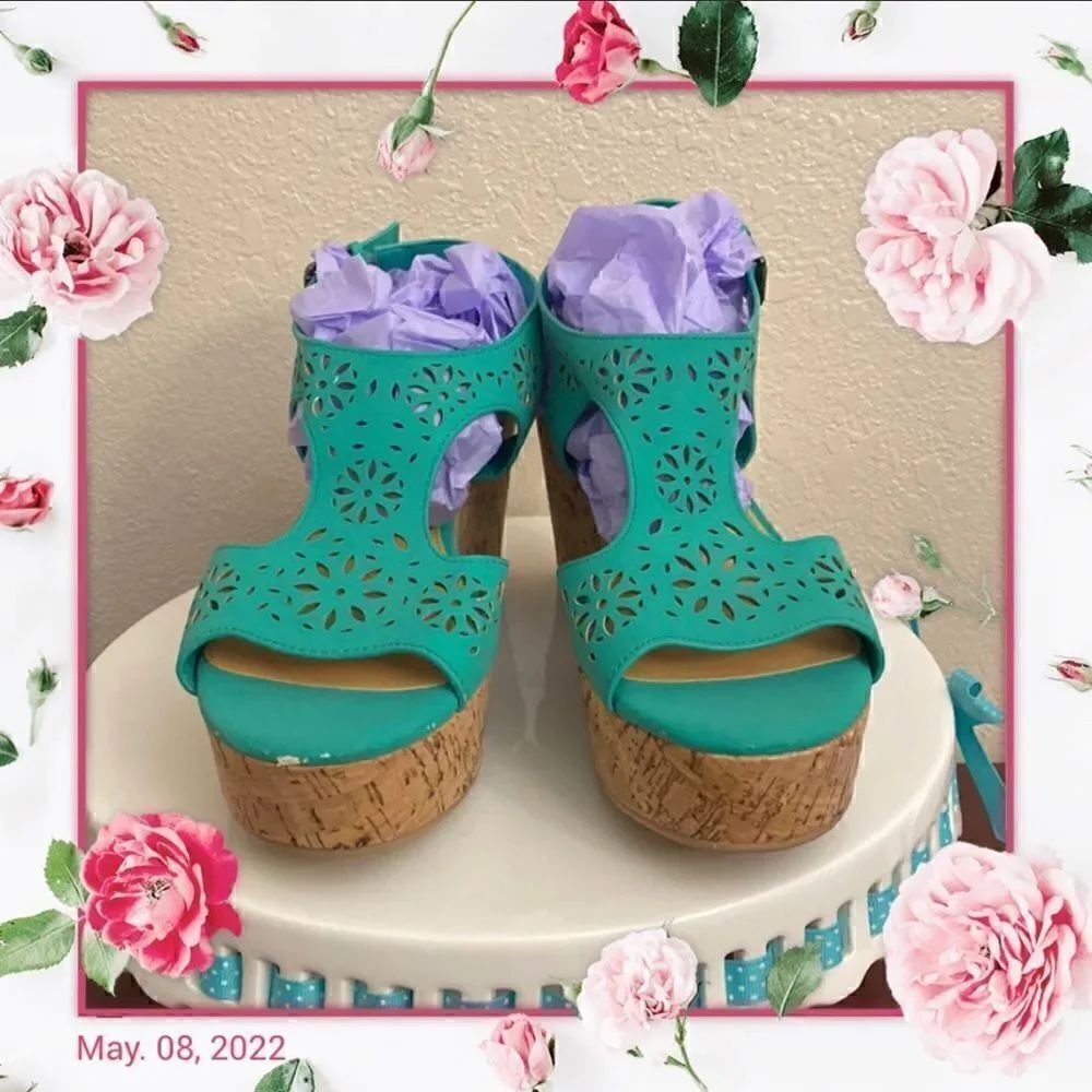 👡Cato Cutout platform Wedge Sandals. Get ready to styling for summer!!